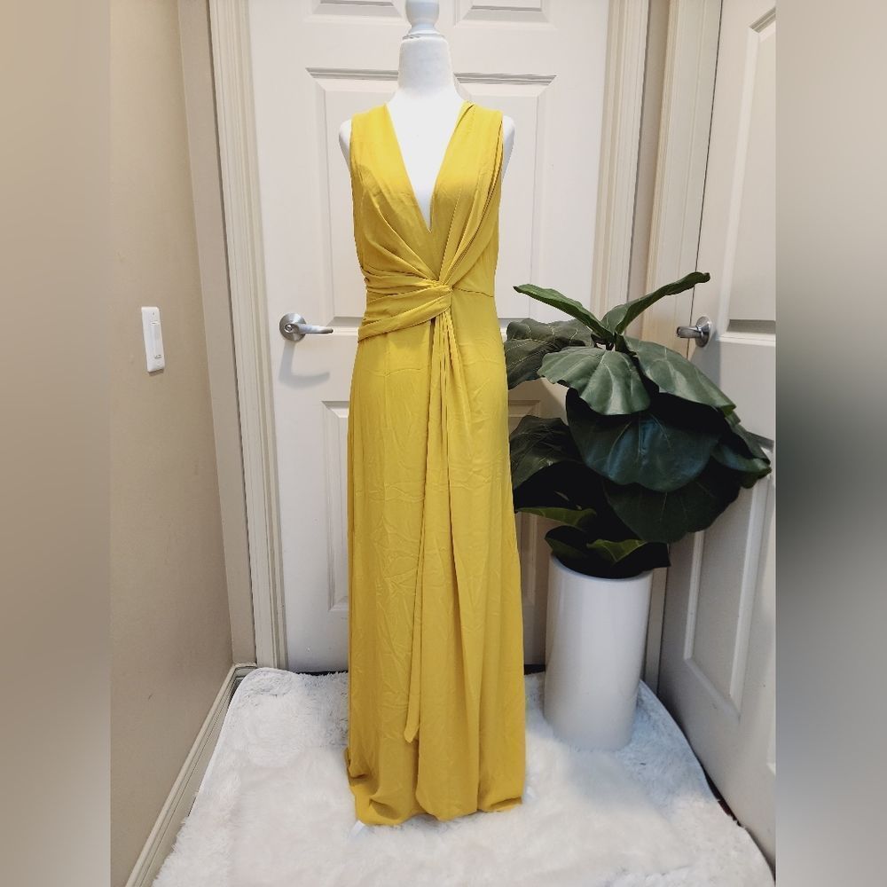 NWT BCBG Mustard Yellow dress size 6